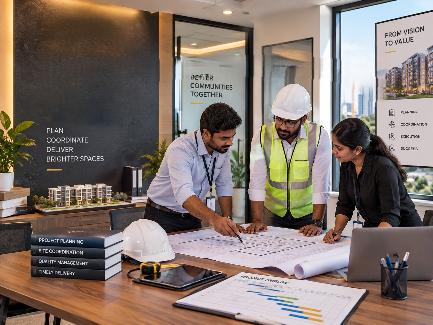 Property project management and coordination in Chennai